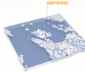 3d view of Santa Cruz