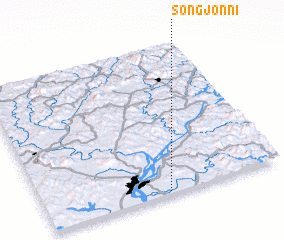 3d view of Songjŏn-ni