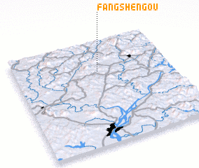 3d view of Fangshengou