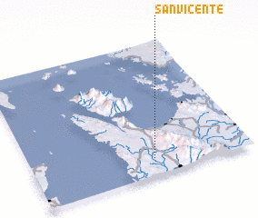 3d view of San Vicente