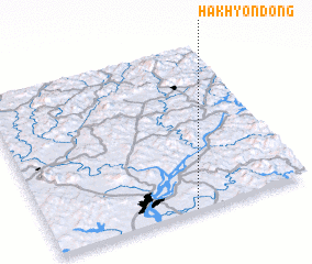 3d view of Hakhyŏn-dong