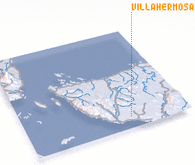 3d view of Villahermosa