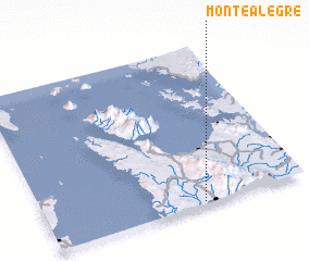 3d view of Monte-Alegre