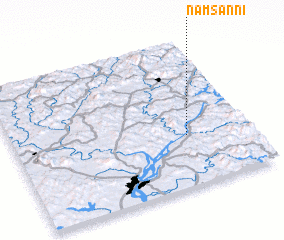 3d view of Namsan-ni