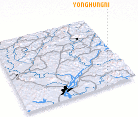 3d view of Yonghŭng-ni