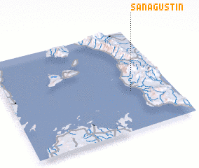 3d view of San Agustin