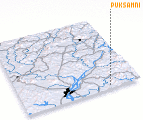 3d view of Puksam-ni