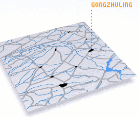 3d view of Gongzhuling