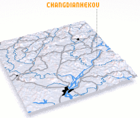 3d view of Changdianhekou