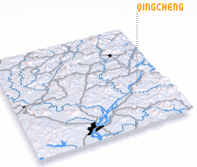 3d view of Qingcheng