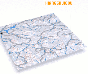 3d view of Xiangshuigou