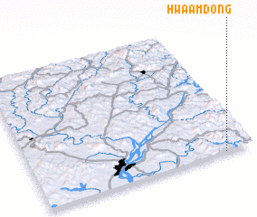 3d view of Hwaam-dong