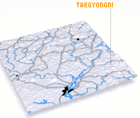 3d view of Taegyŏng-ni
