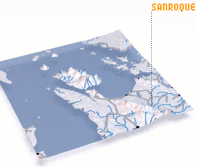 3d view of San Roque