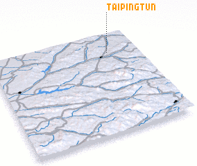 3d view of Taipingtun