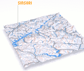 3d view of Sinsŏ-ri