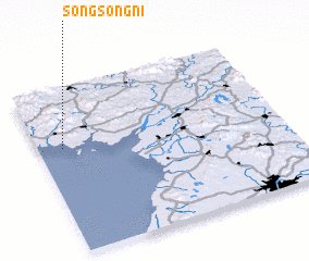 3d view of Songsŏng-ni