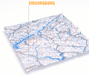 3d view of Sinsŏng-dong