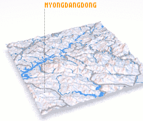 3d view of Myŏngdang-dong