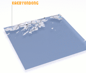 3d view of Kaebyŏn-dong