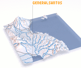 3d view of General Santos