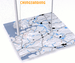 3d view of Chŭngsan-dong