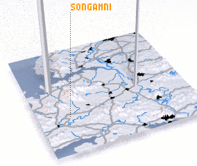 3d view of Sŏngam-ni