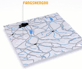 3d view of Fangshengou