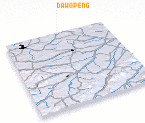 3d view of Dawopeng