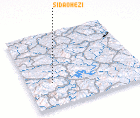 3d view of Sidaohezi