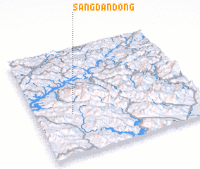 3d view of Sangdan-dong