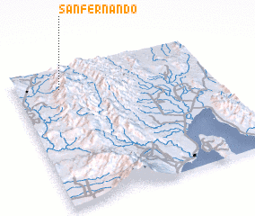 3d view of San Fernando