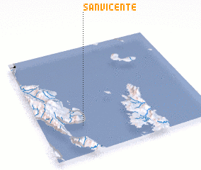 3d view of San Vicente