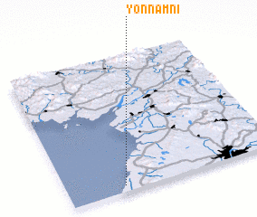 3d view of Yŏnnam-ni