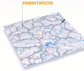 3d view of Shabaotangcun