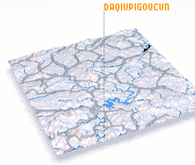 3d view of Daqiupigoucun