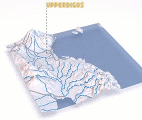 3d view of Upper Digos