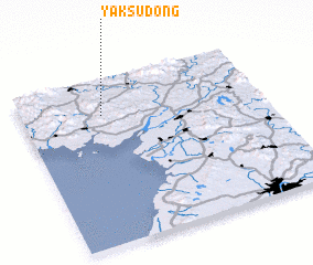 3d view of Yaksu-dong
