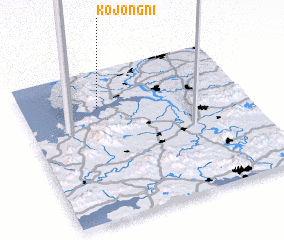 3d view of Kojŏng-ni