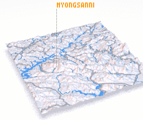 3d view of Myŏngsan-ni