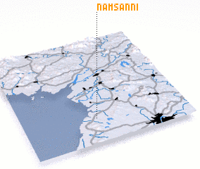 3d view of Namsan-ni