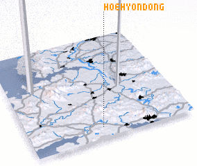 3d view of Hoehyŏn-dong