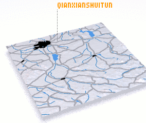 3d view of Qianxianshuitun