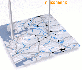 3d view of Chigan-dong