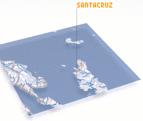 3d view of Santa Cruz