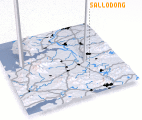 3d view of Sallo-dong