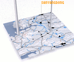 3d view of Sanyang-dong