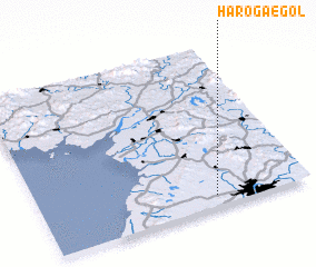 3d view of Harogae-gol