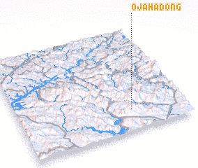 3d view of Ŏjaha-dong