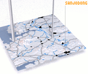 3d view of Sanjŏ-dong